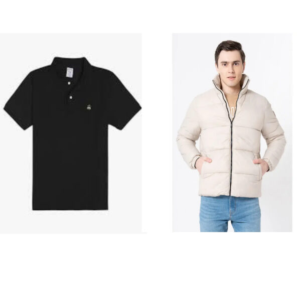 Combo-Supima Stretch Solid Slim Fit Polo | Men’s Beige Solid Jacket